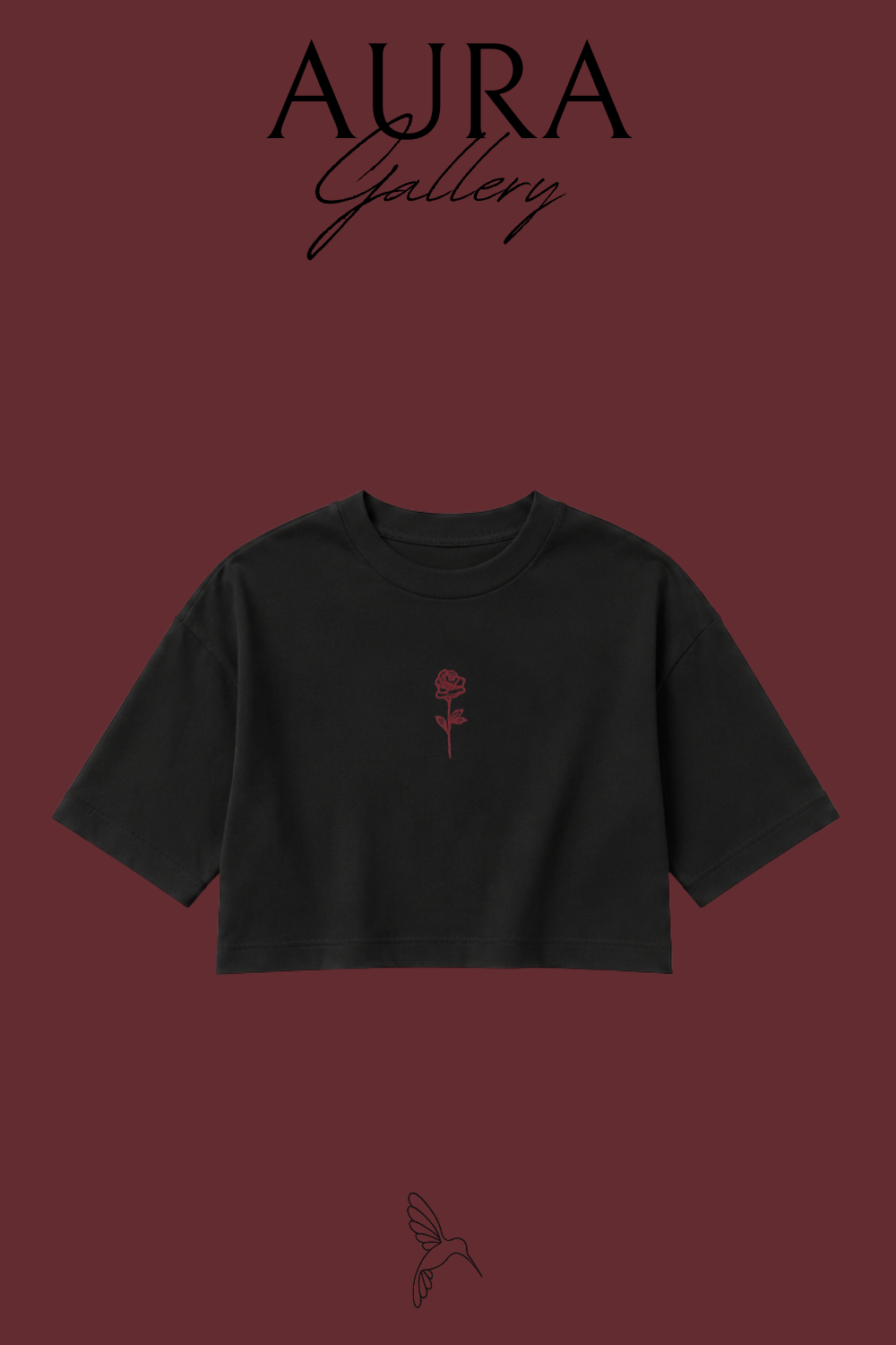 Crop -Aura Rose