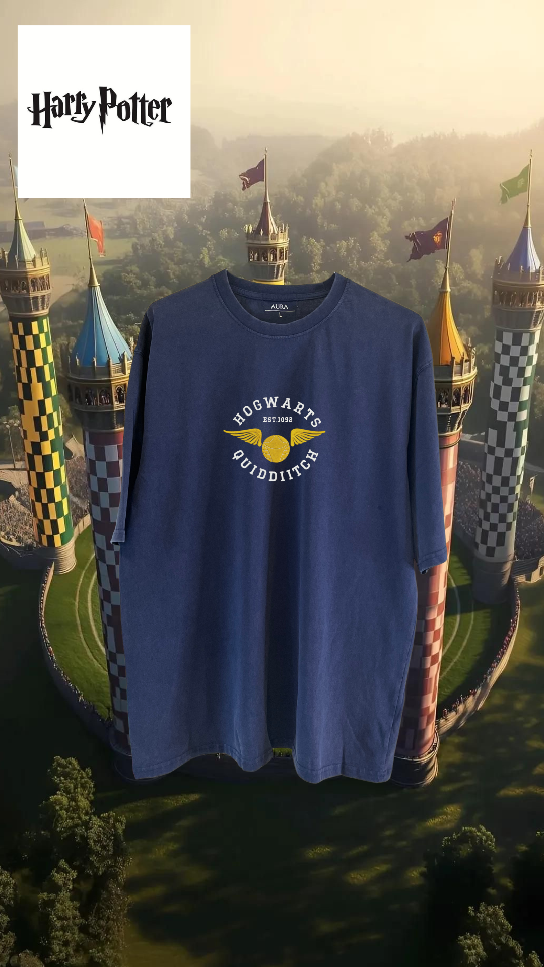 Harry Potter Over Size T