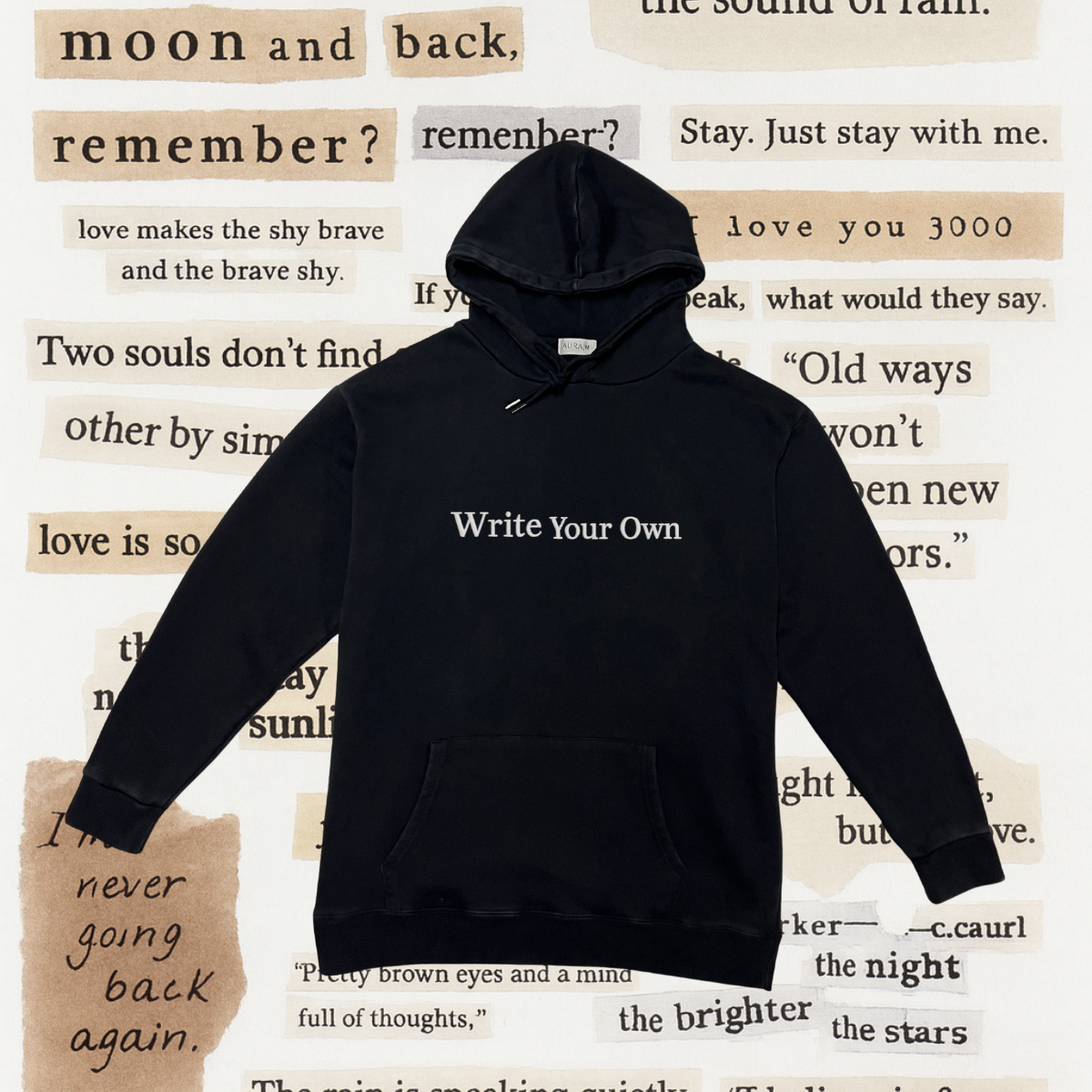 Custom Text Hoodie